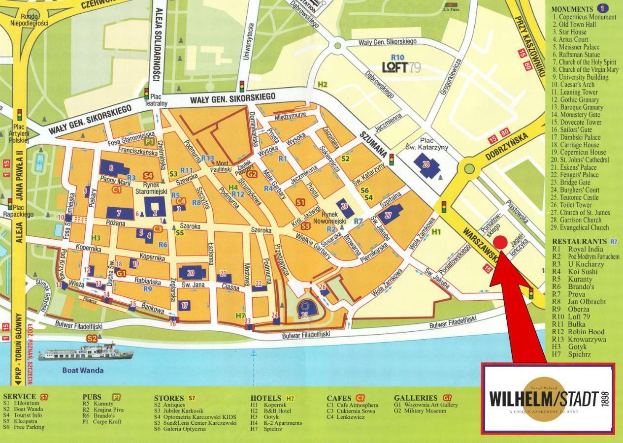 Wilhelmstadt Apartment 90M - Parking Stary Toruń Esterno foto